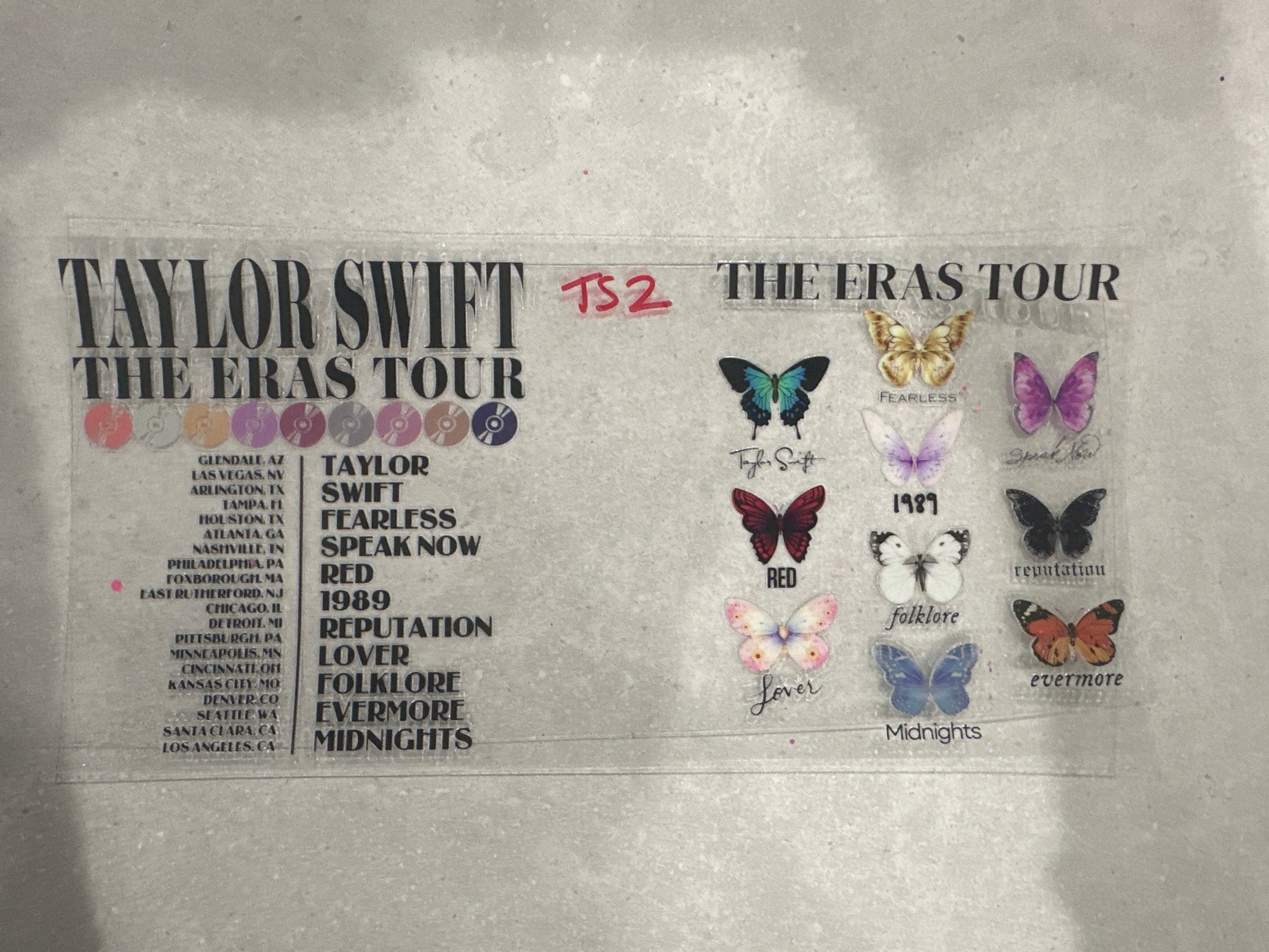 Swiftie Decals (Not for Individual Sale)