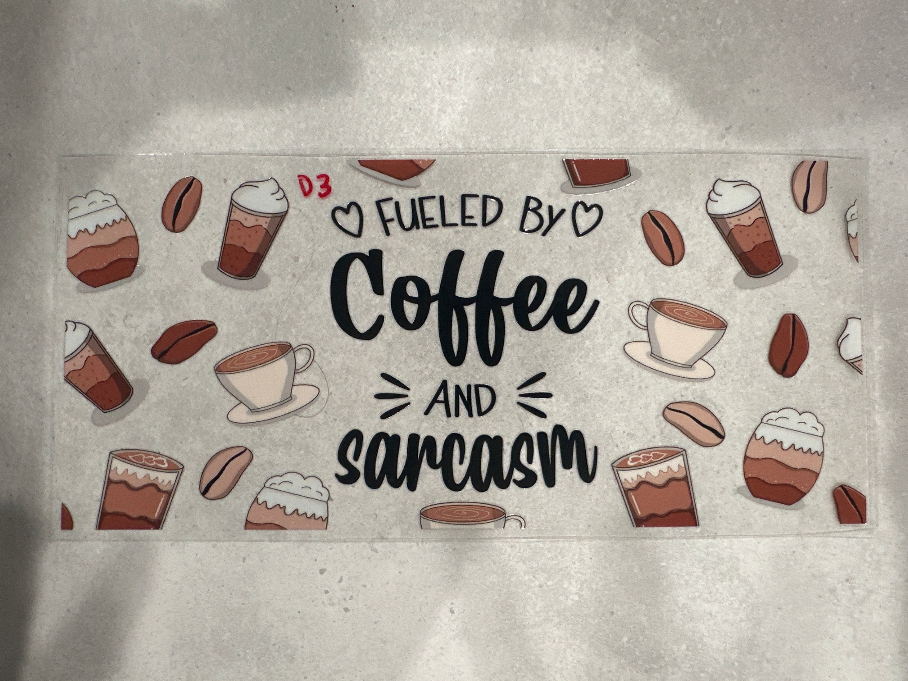 Drink and Food Decals (Not for Individual Sale)