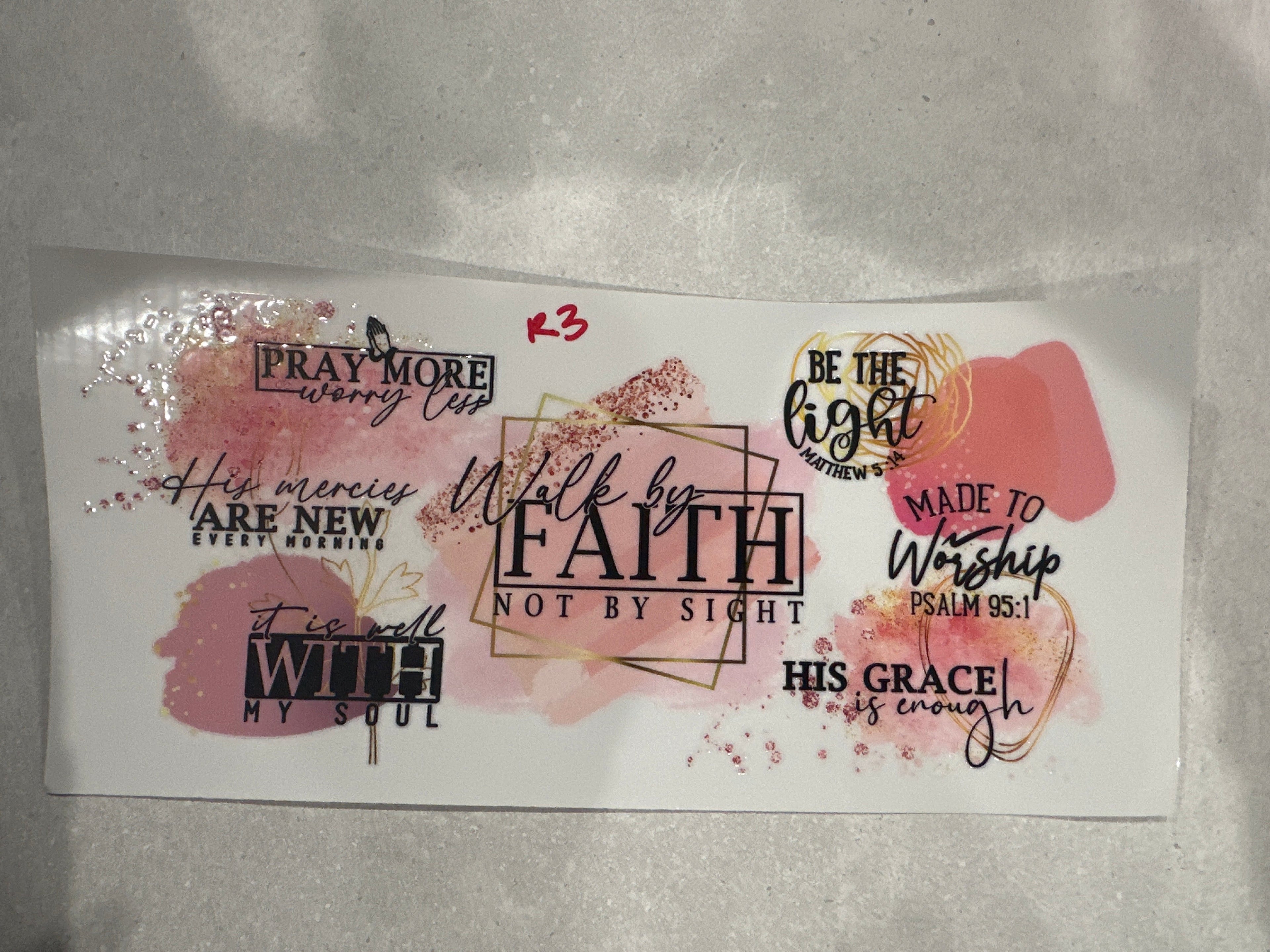 Religious Decals (Not for Individual Sale)