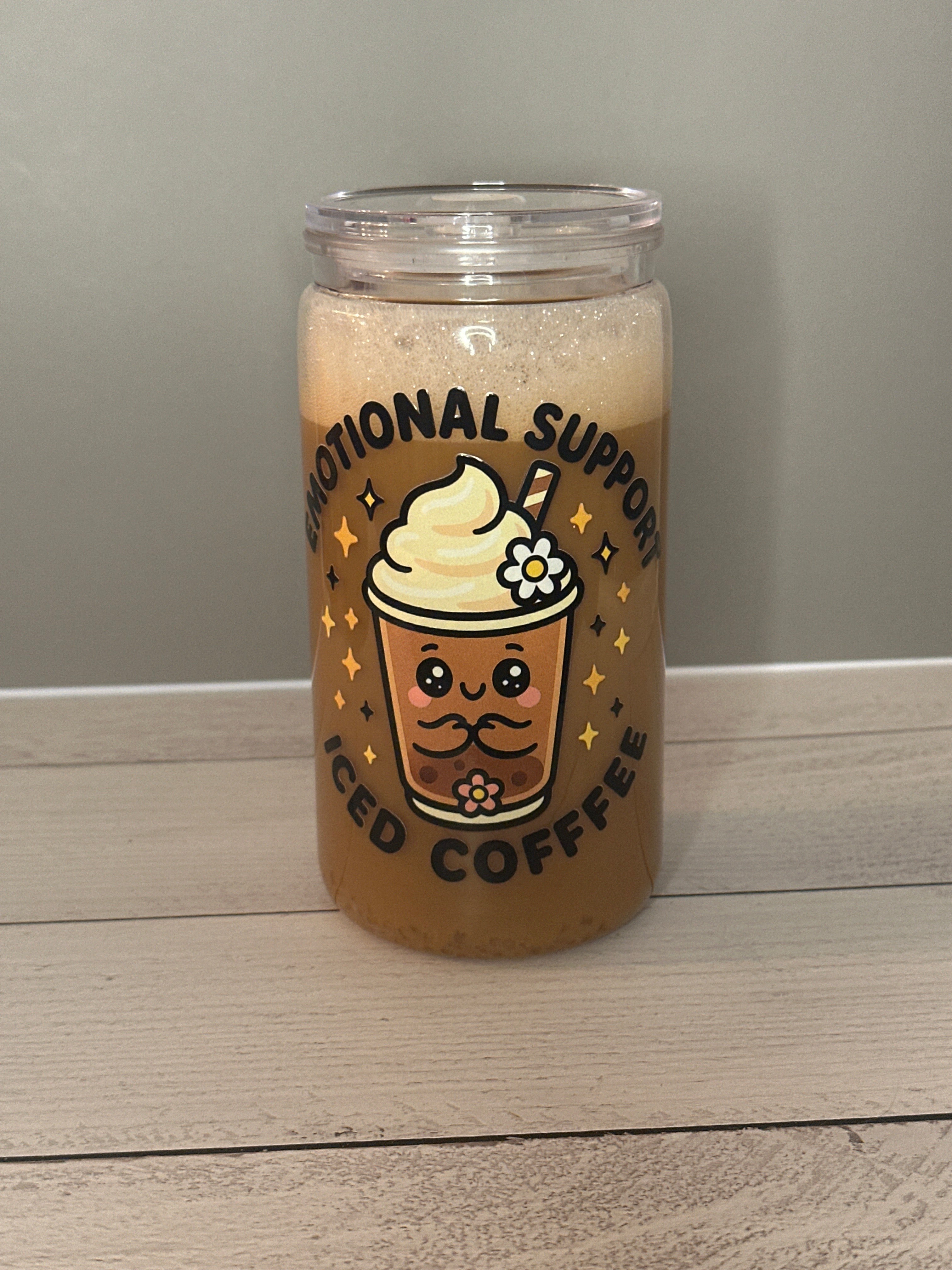 16 oz. Iced coffee acrylic cup