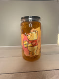 Acrylic 16 oz honey drip Winnie the Pooh